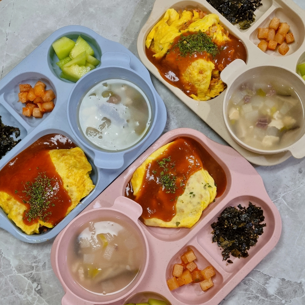 비씨치 밀집 어린이 성인 간편식 식판 6종 리뷰 후기
