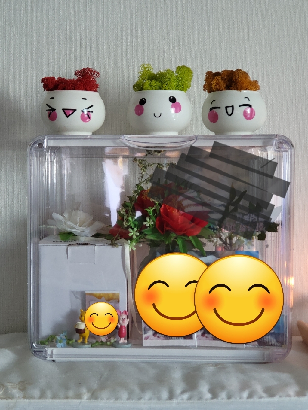 [써보니조트라] 하드케이스 보관함 조립식 DIY 핸드백 자석 쇼케이스 명품가방 향수 피규어 진열대 멀티 수납함