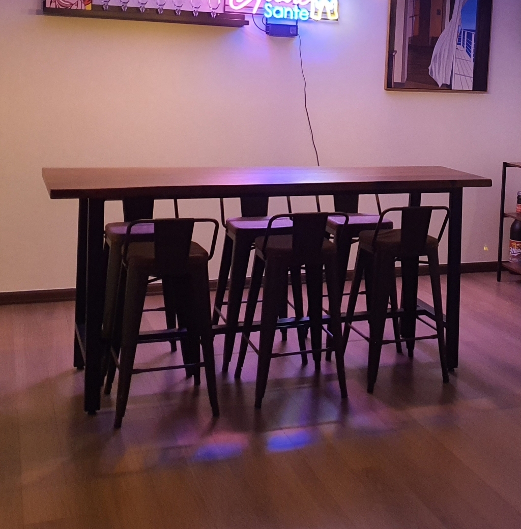 이반가구 우드슬랩다리 사다리형 분체도장 철제 식탁 책상 테이블다리