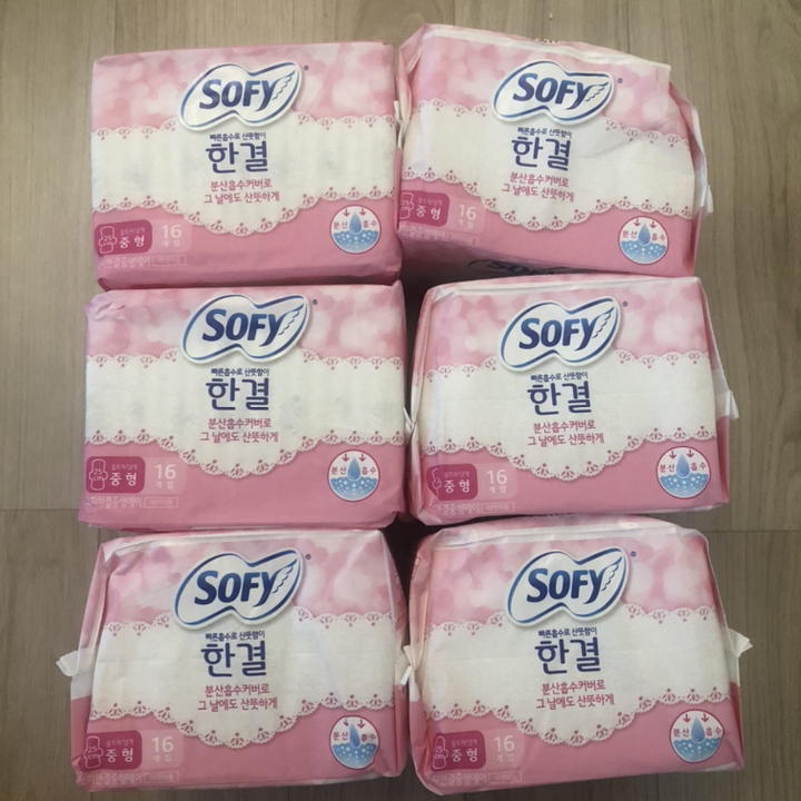 쏘피 한결 생리대 중형
