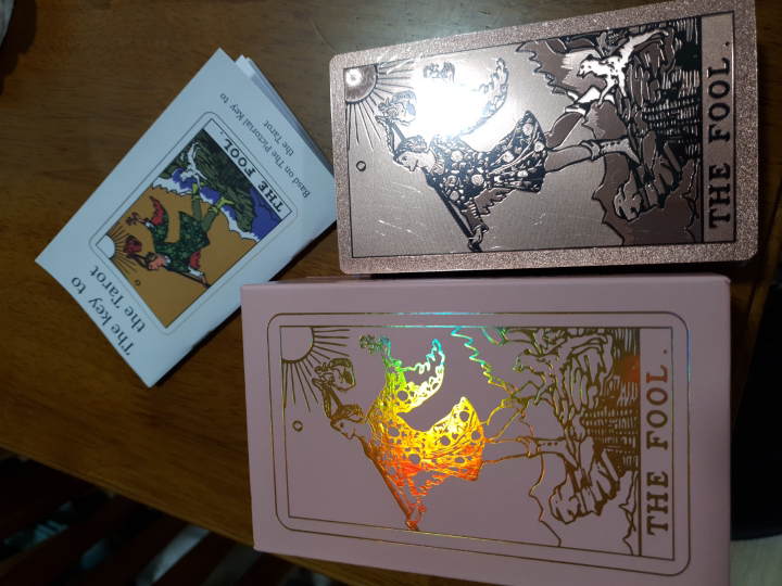 더풀타로 핑크 에디션 로즈골드 유니버셜 웨이트 황금 타로카드 the foo tarot universa waite rose od tarot