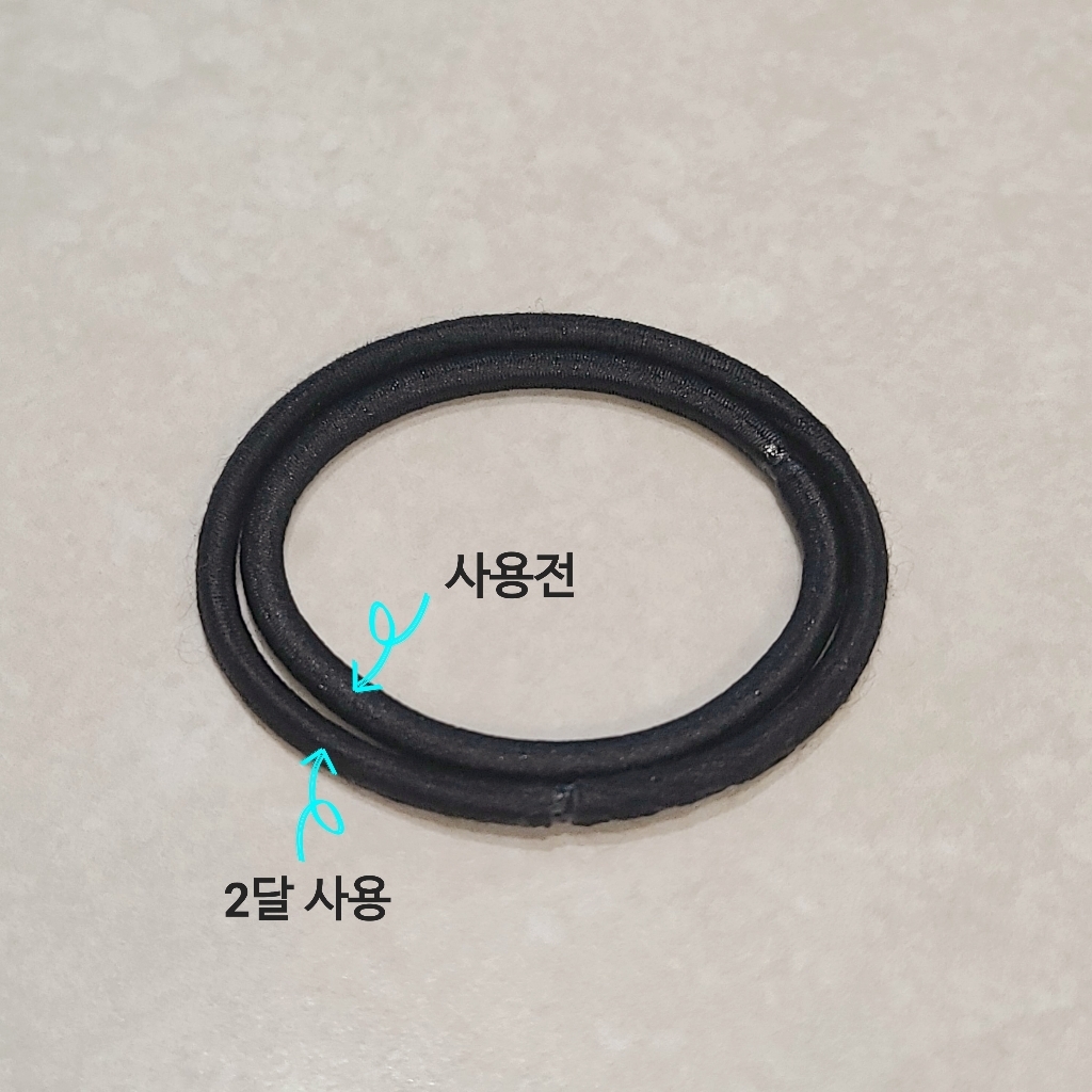 천사소녀 여성용 엘라스틱 무지 머리끈 리뷰 후기