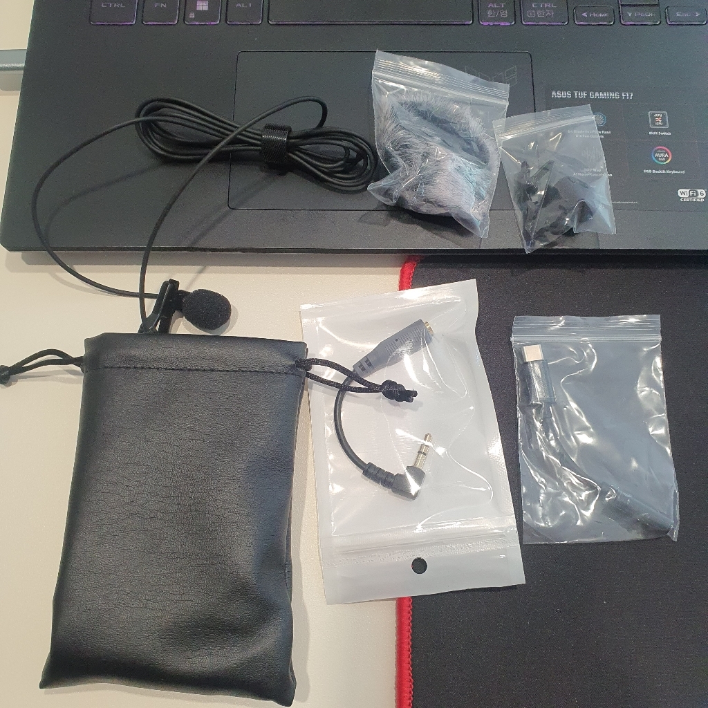 알파믹 유튜브 개인방송 촬영 핀마이크 스마트폰 카메라 3극 4극 USB C타입