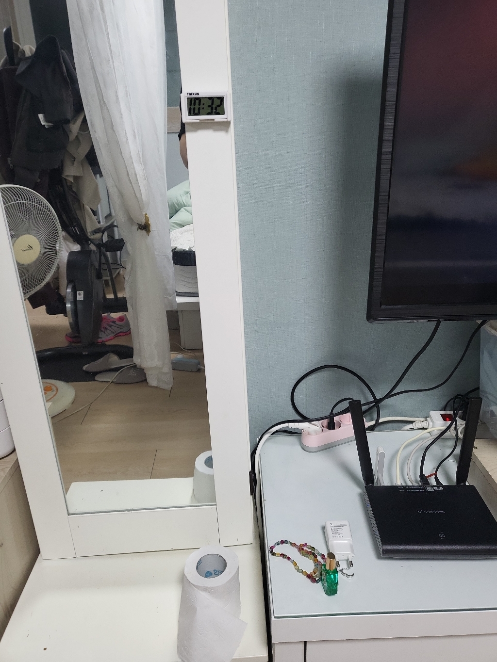모던홀릭 미니 꼬마 디지털 탁상시계
