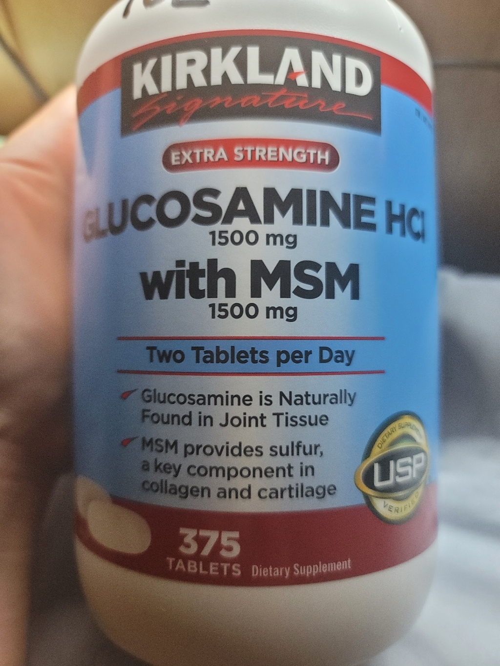 Kirkand ucosaine HCI S 커클랜드 글루코사민 375정