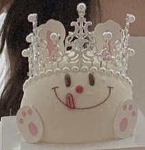 AE 케이크 원형 토퍼 티아라