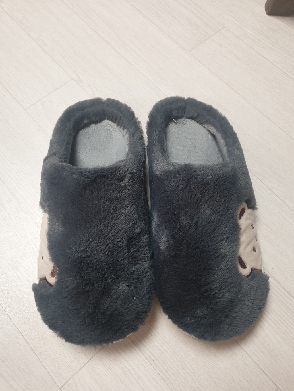 노리스 곰돌이 털슬리퍼