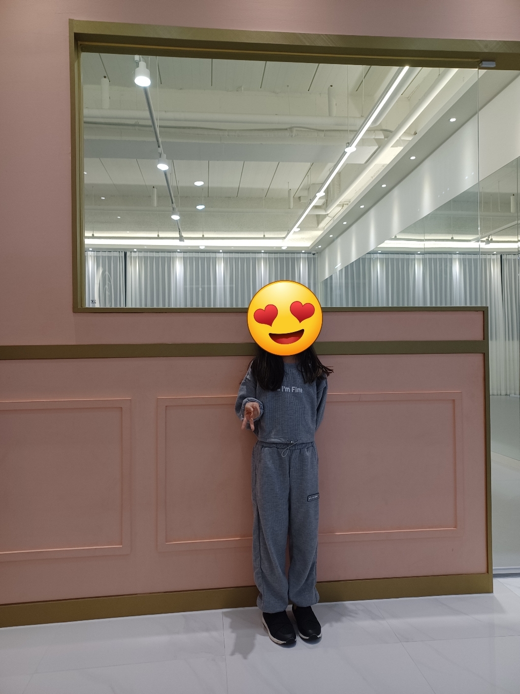 앤젤아이 여아용 Fine 크롭 조임팬츠
