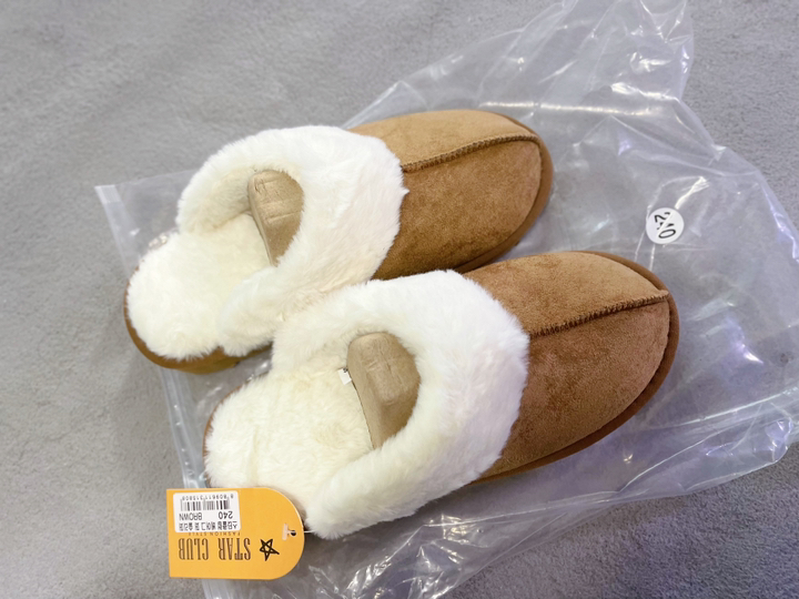 베어그 퍼슬리퍼 여성 털슬리퍼 겨울슬리퍼 방한슬리퍼 실내외겸용 따뜻하고 푹신한 털신발