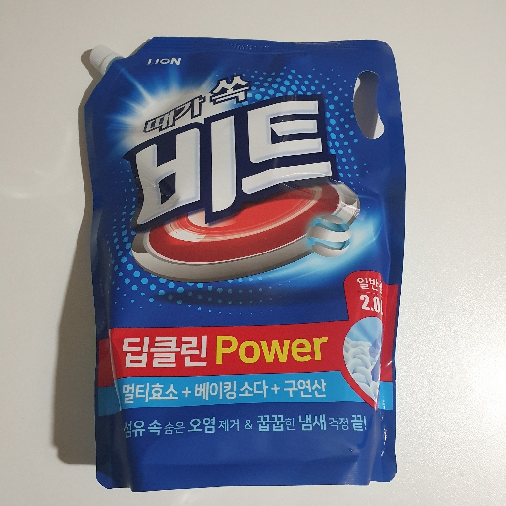 비트 딥클린파워 액체세제 파우치형 일반용