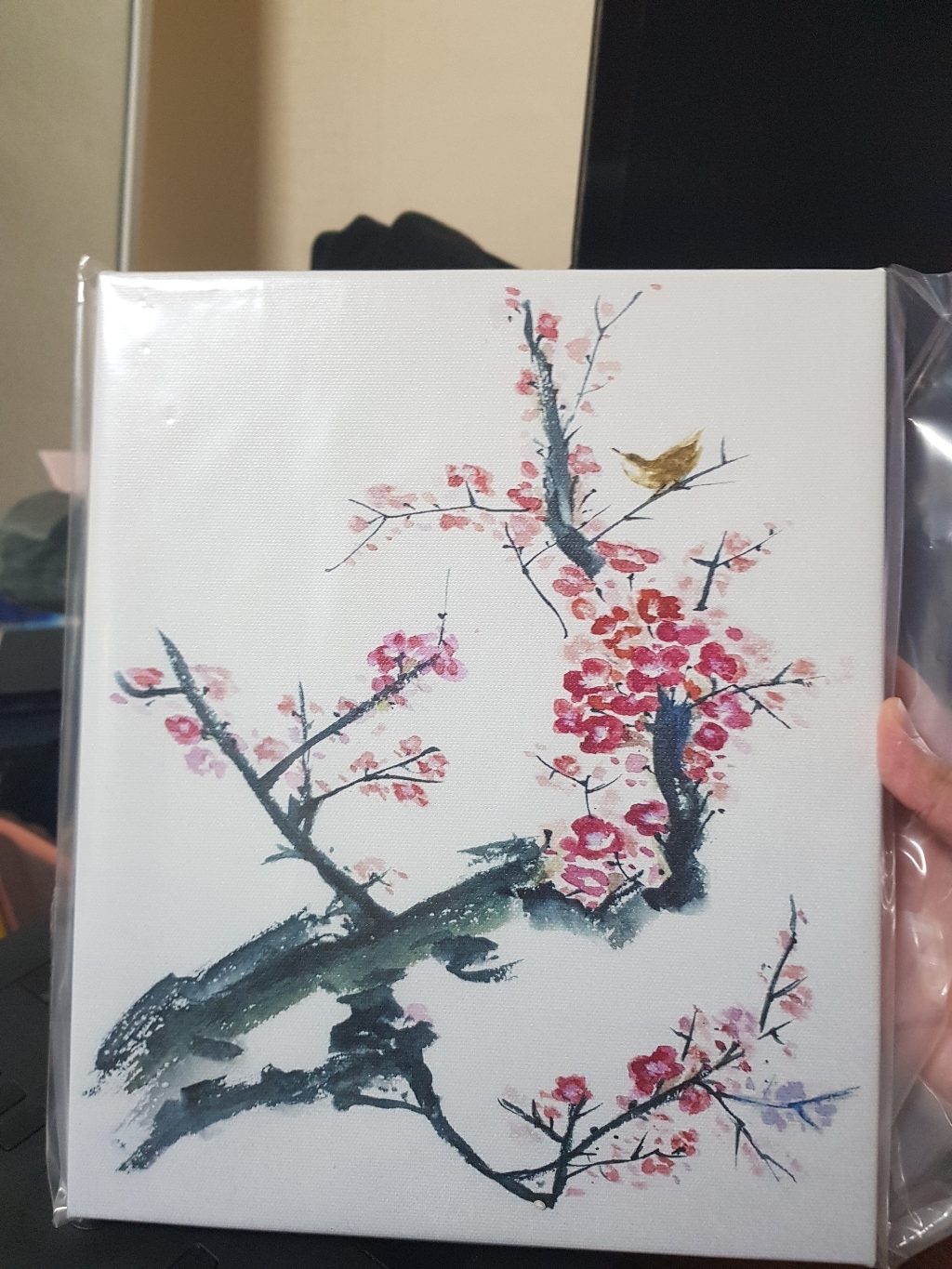 세잔느화실 재물행운금슬운 돈이들어오는 풍수인테리어 모음전11-모란꽃나무에참새