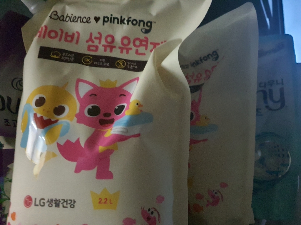 베비언스 유아세제 리필2 1개유연제 리필2 2개