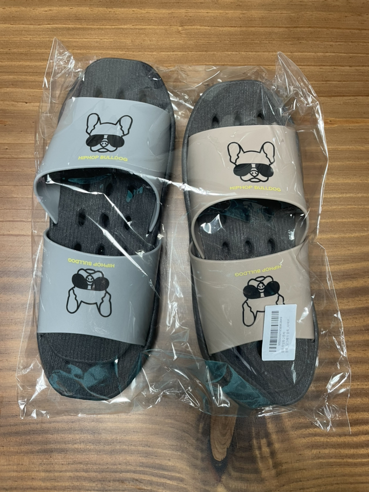 2켤레 양방향 불독 욕실화 물바로 슬리퍼 화장실 미끄럼방지 논슬립 국산 실내화 신발 목욕 빅사이즈