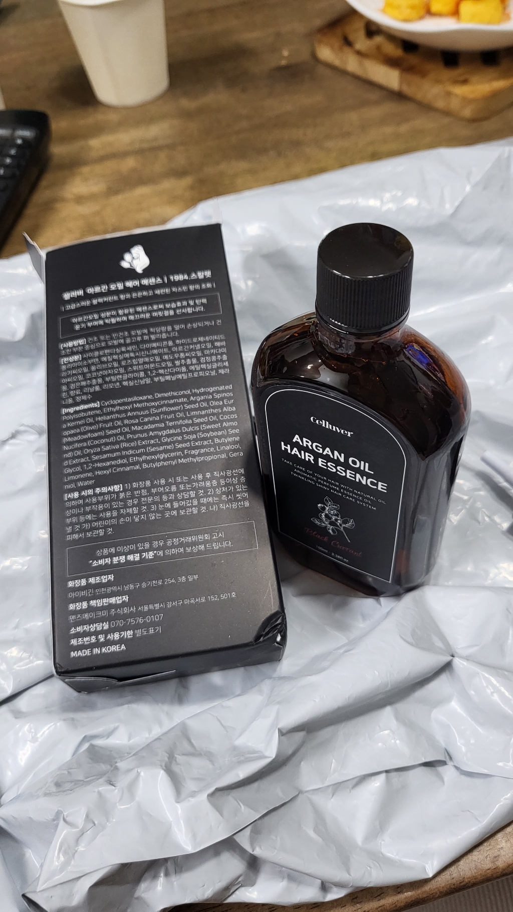 셀러버 아르간 퍼퓸 헤어 오일 스칼렛