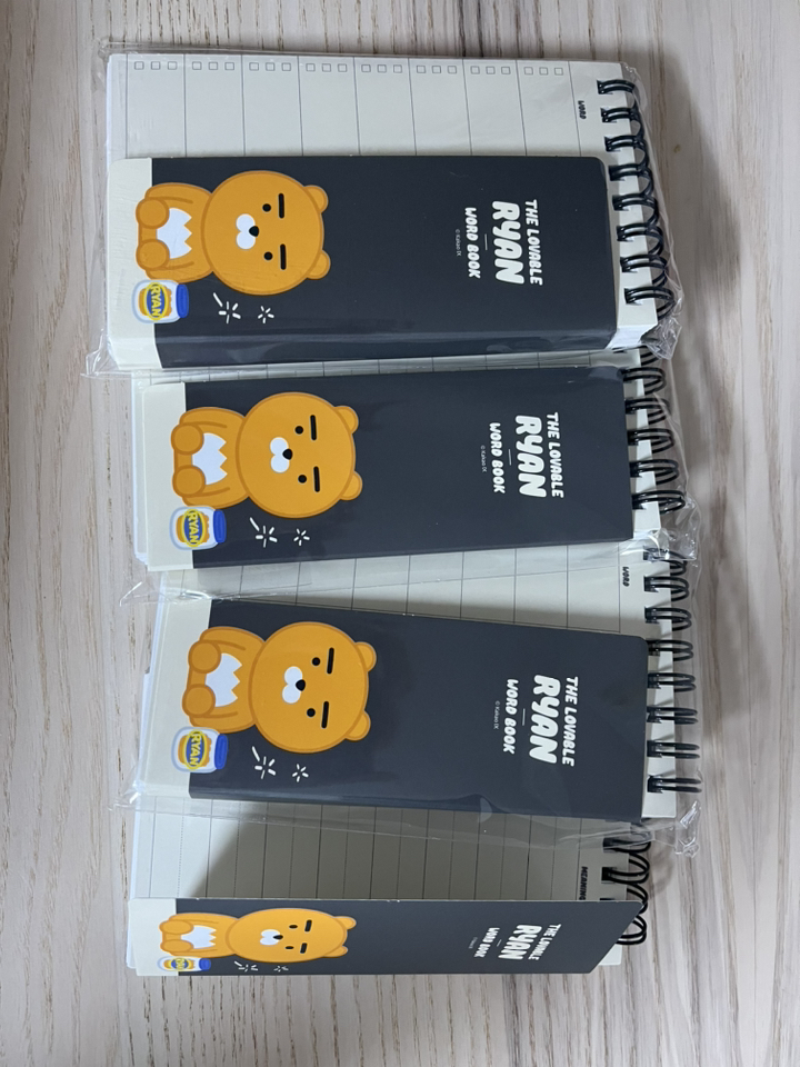 카카오프렌즈 KF 상철 스프링 단어장 100매