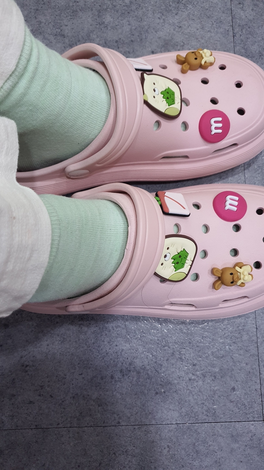통굽 어글리 키높이 EVA 슬리퍼 샌들 CR01