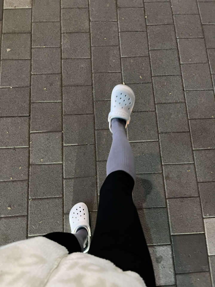 크로커다일 필라테스 요가 전체 논슬립 베이직 니삭스