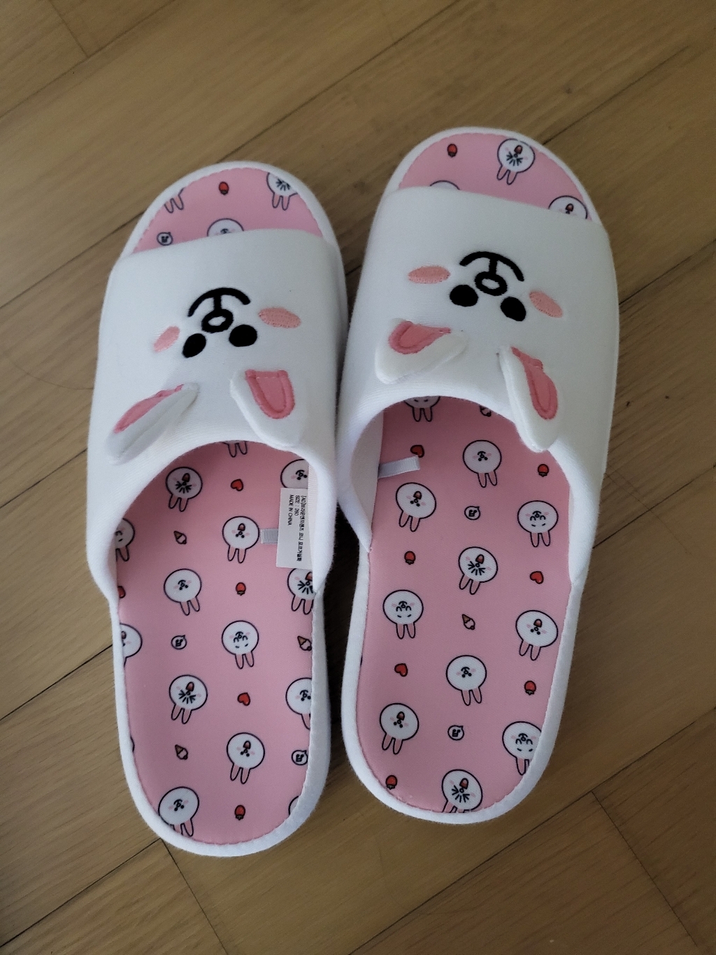 라인프렌즈 브라운앤프렌즈 포코 거실화 코니 리뷰 후기