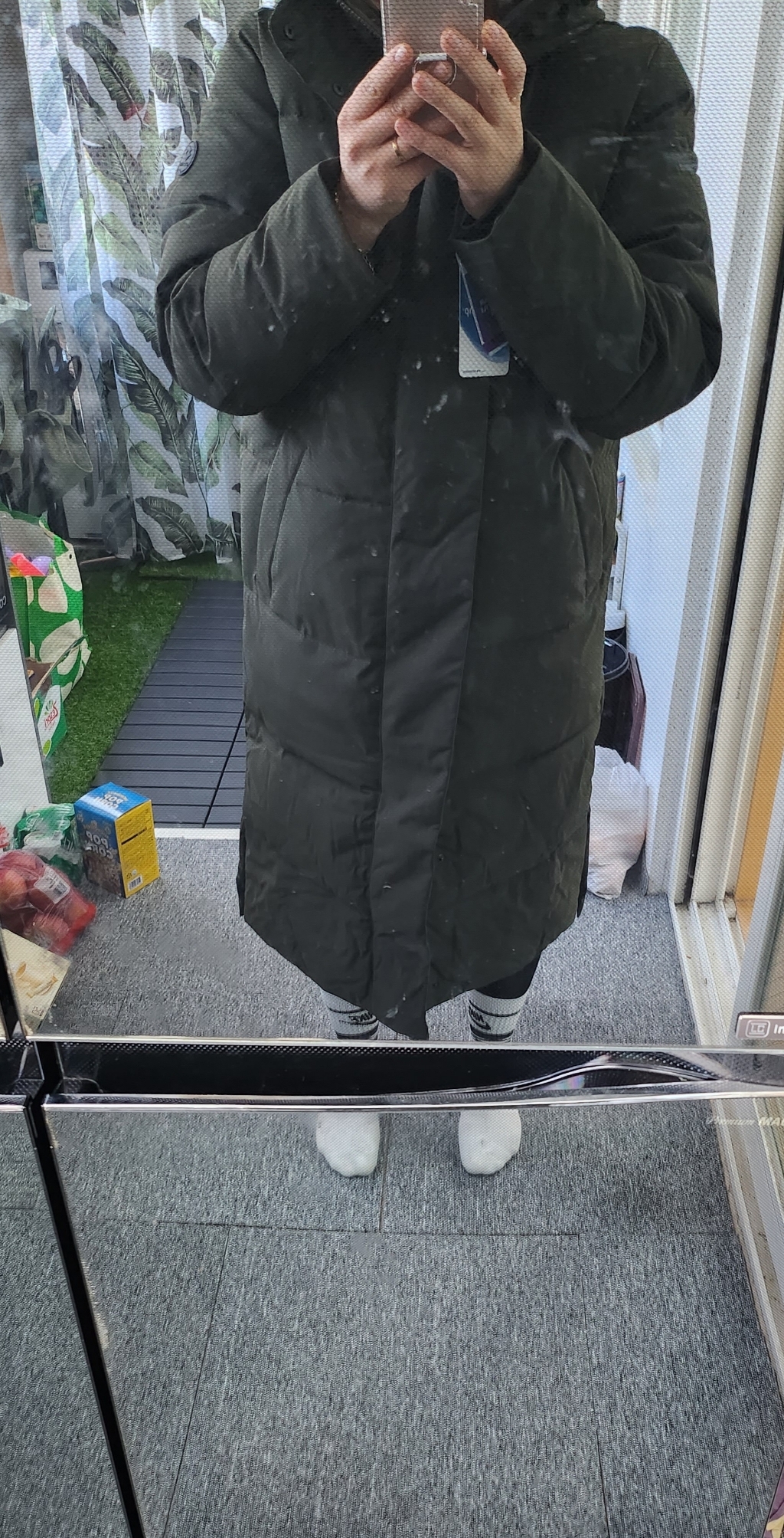 로또 스트레치 헤비 패딩 밴치 코트