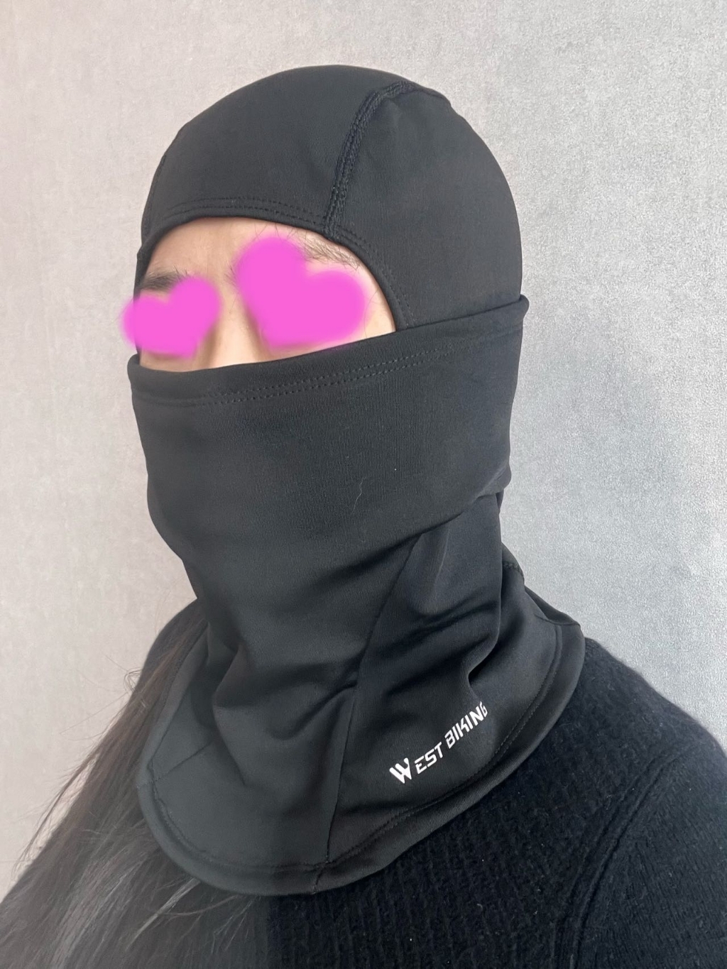 골든리빙 겨울 기모 바라클라바 방한 넥워머 오토바이 배달 워머