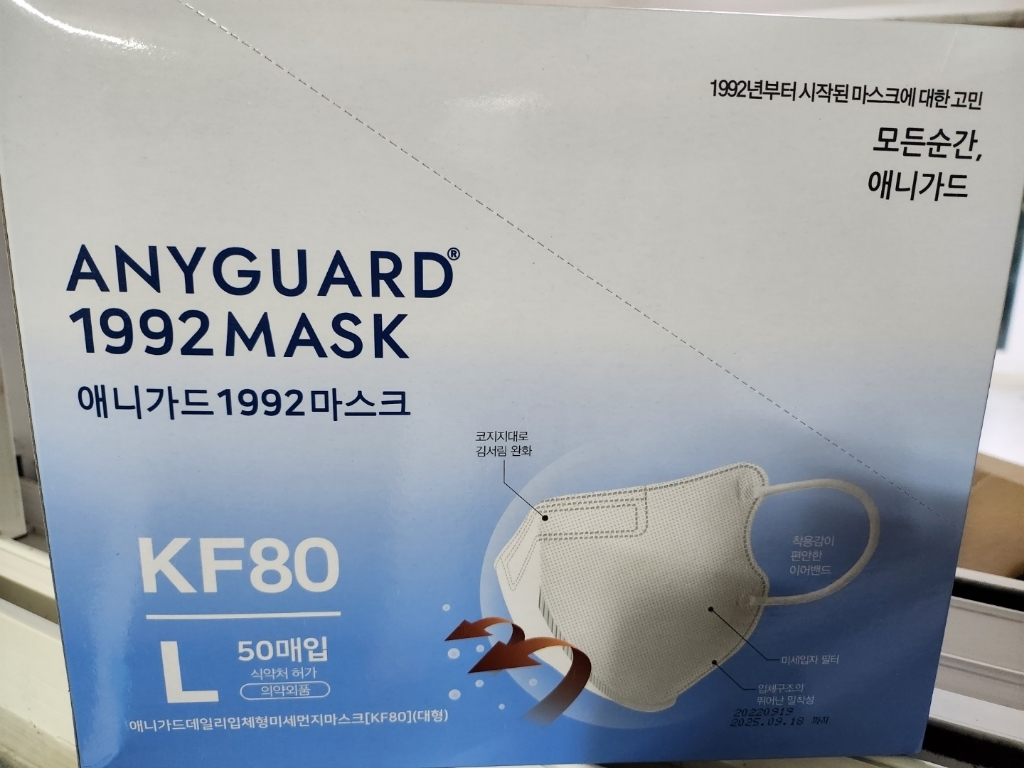 애니가드 황사마스크 대형 KF80