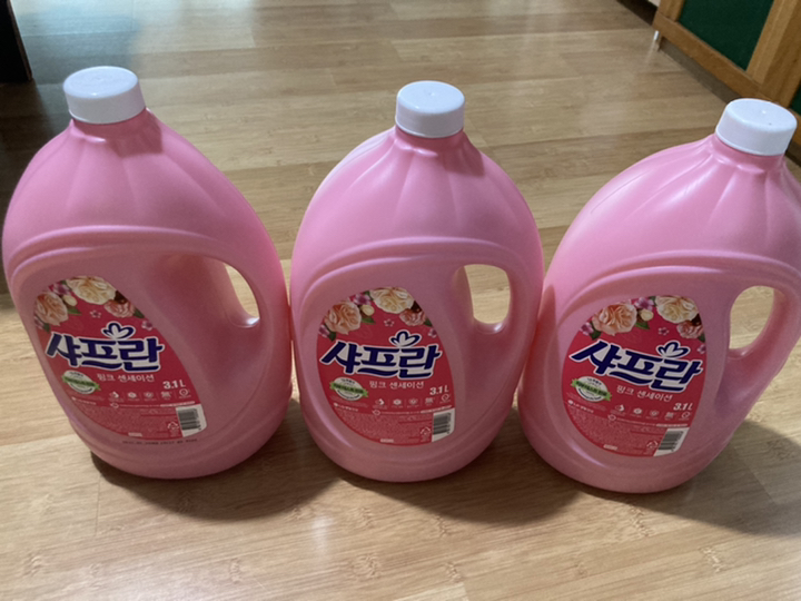 샤프란 시어버터 섬유유연제 핑크 센세이션 본품