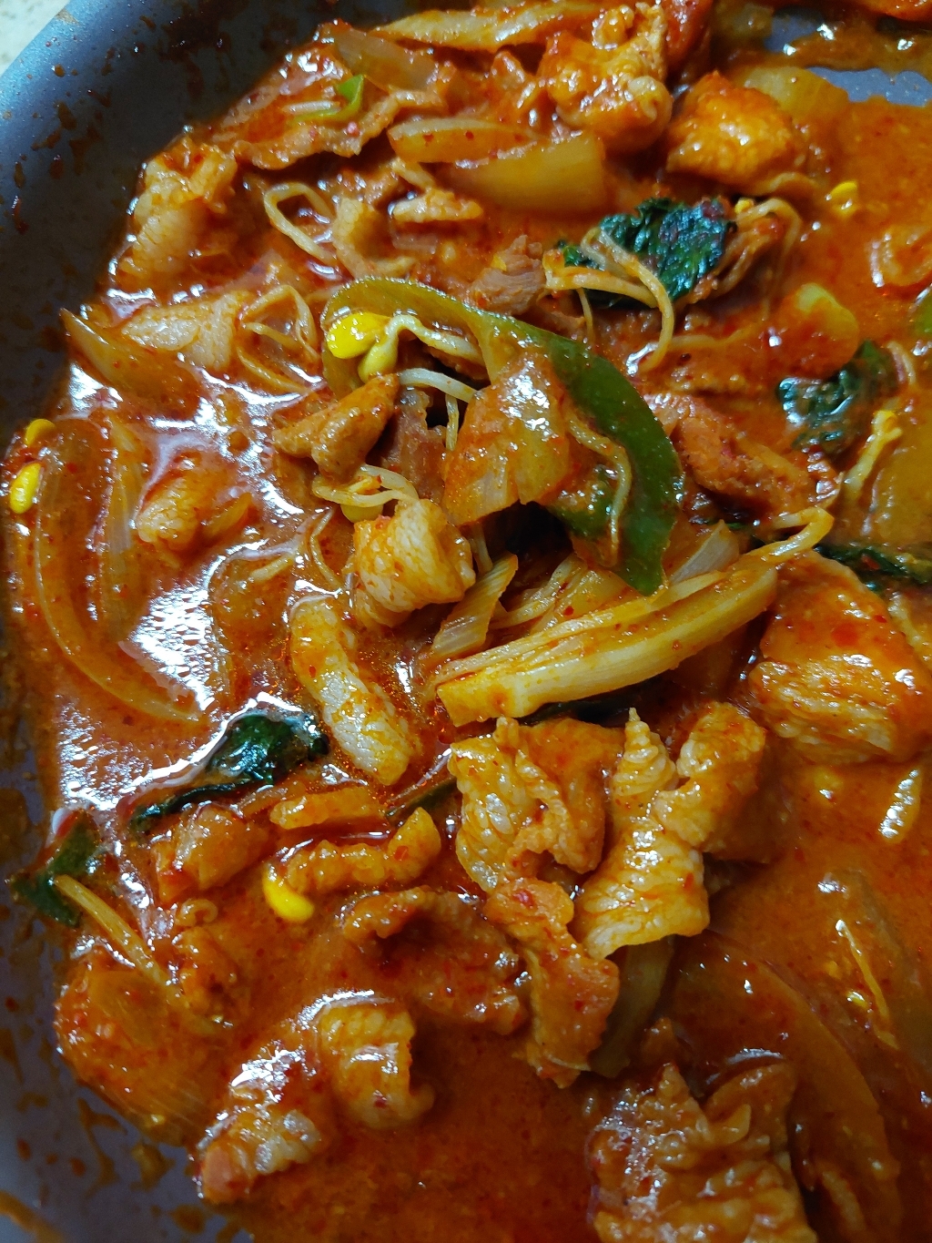 백종원의빽쿡 매콤 콩나물 불고기