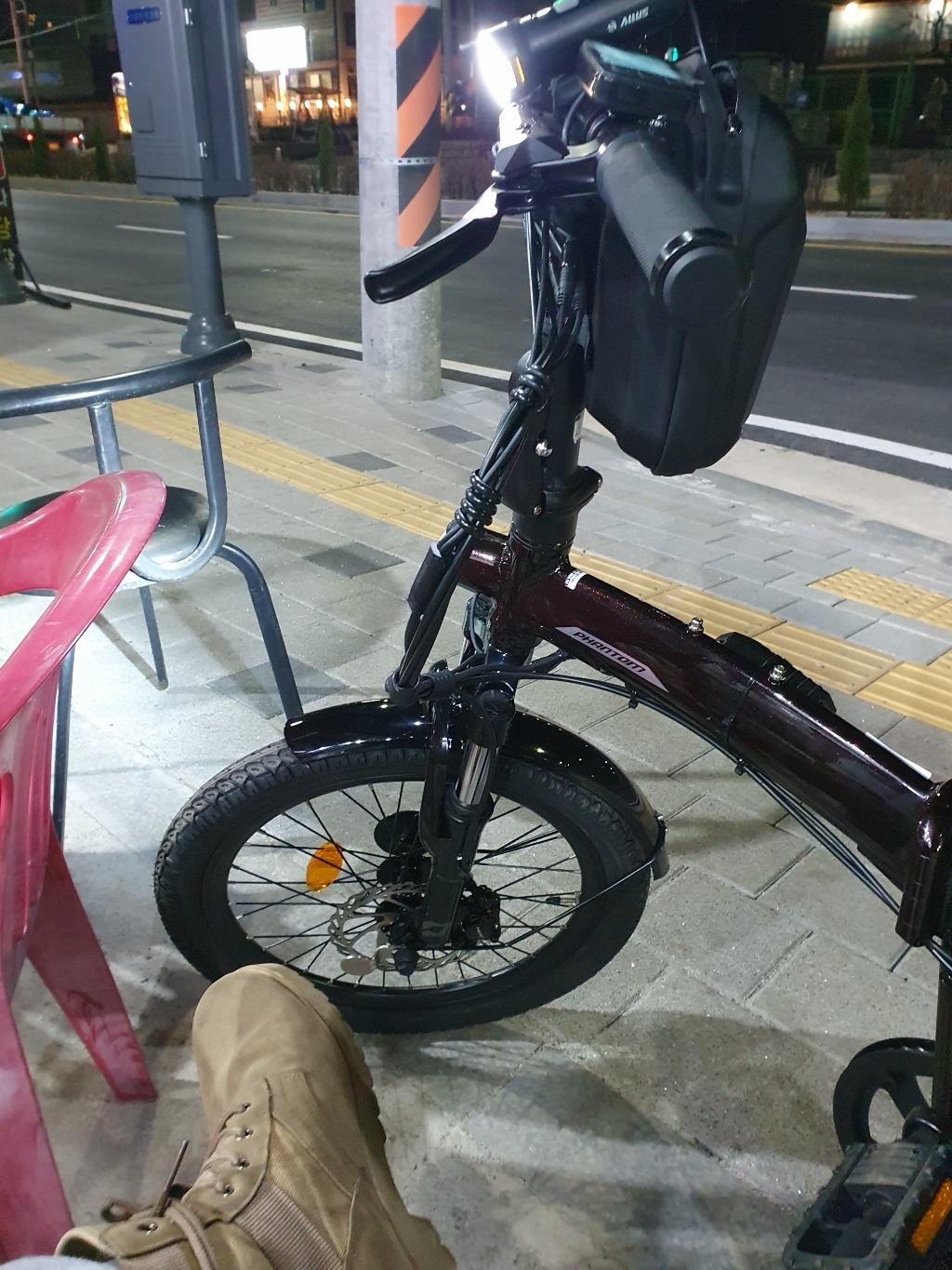 메이크스피드 와일드맨 킥보드 자전거 핸들가방