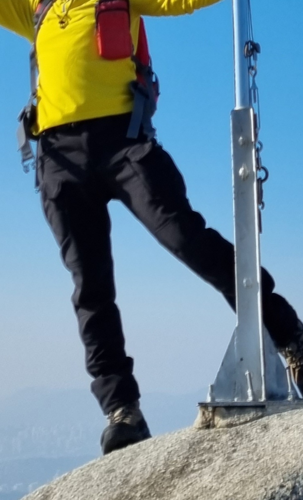 장사부 겨울 기모 전술바지
