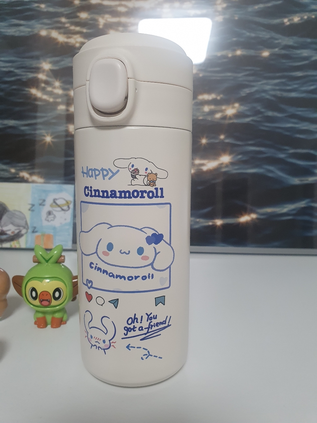 산리오 시나모 보온병 텀블러 캐릭터 300 450 304