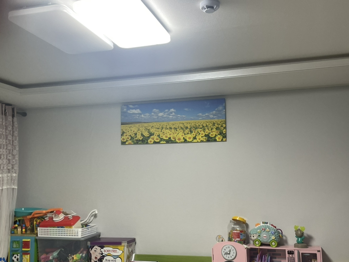 [!] 황금빛 재물운 해바라기 와이드 그림 프리미엄 캔버스액자 복들어오는 풍수그림 개업선물 부모님선물 집들이 축하선물 부자인테리어
