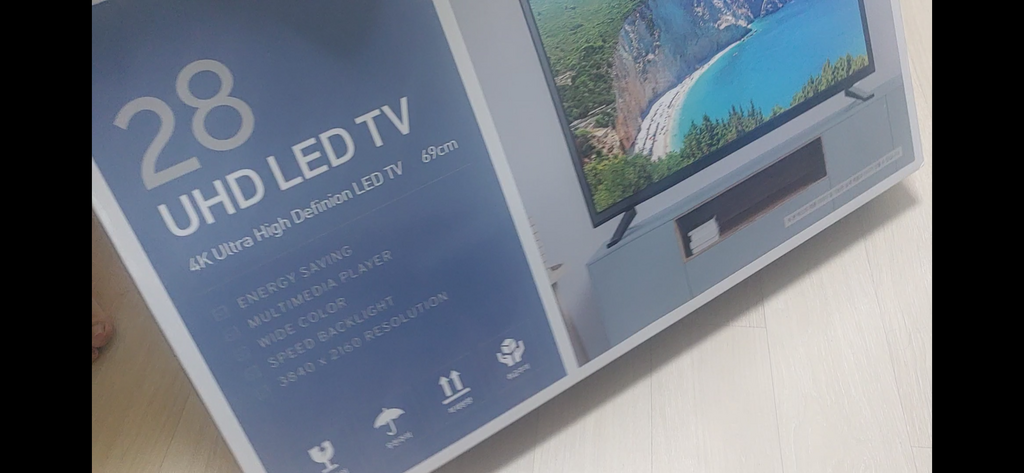 아이사 4K UHD ED TV 스탠드형 28인치 A4K2800T83A 자가설치