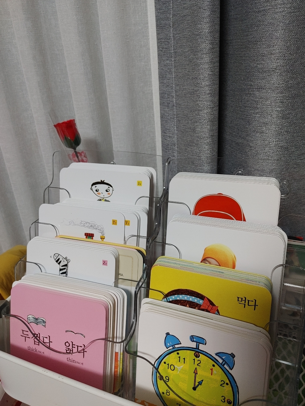 메이크잇 카다로그꽂이 아크릴 꽂이 리플렛 O 2개