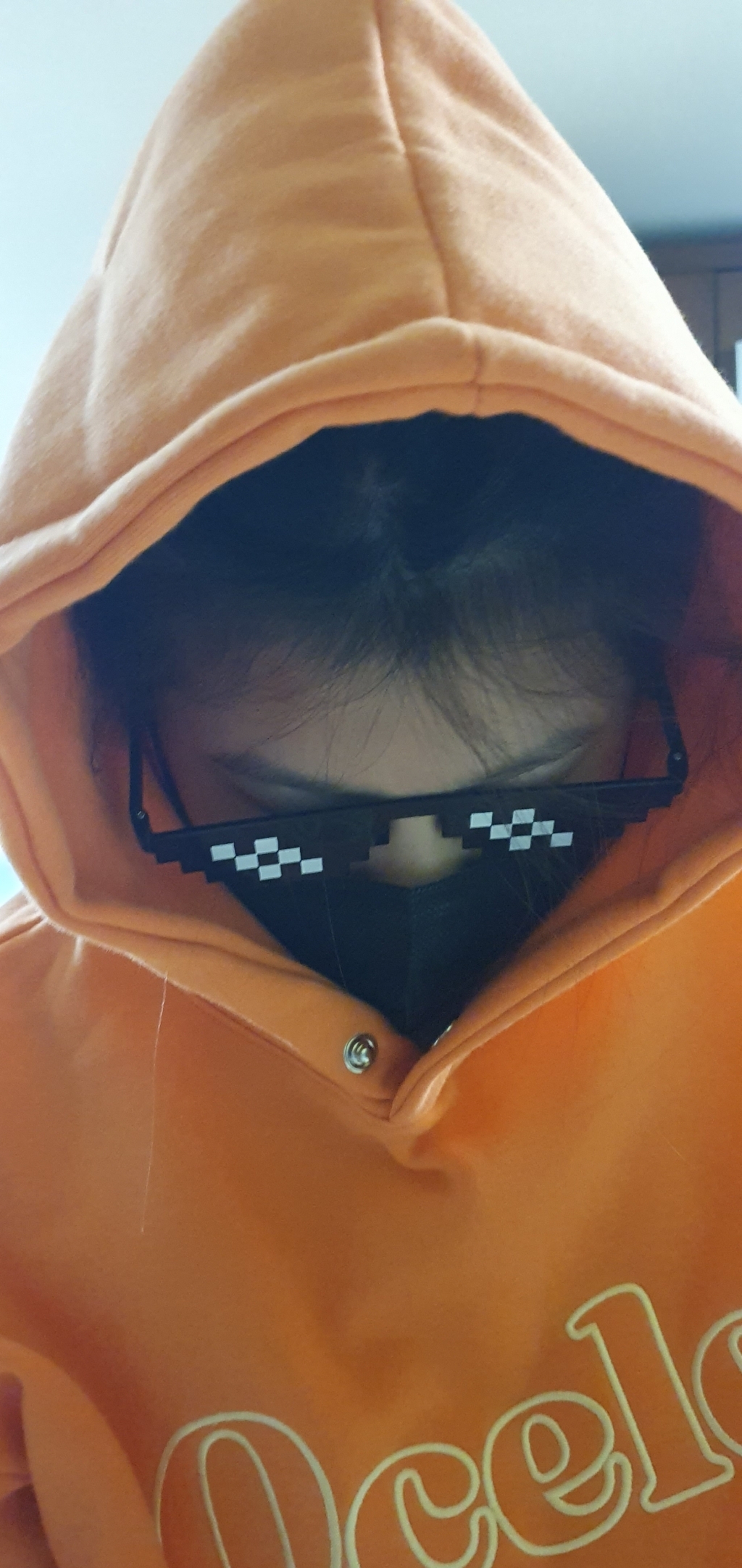 오실롯 아동용 실루엣 로고 오버핏 후드 티셔츠 OCHDJ-03