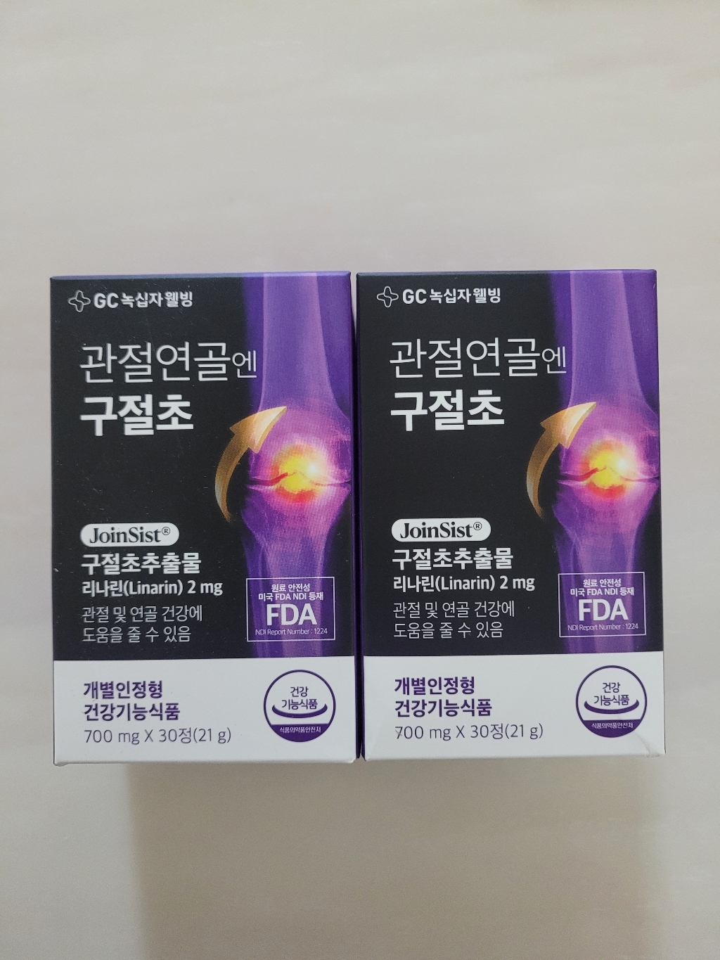 C녹십자웰빙 관절연골엔 구절초