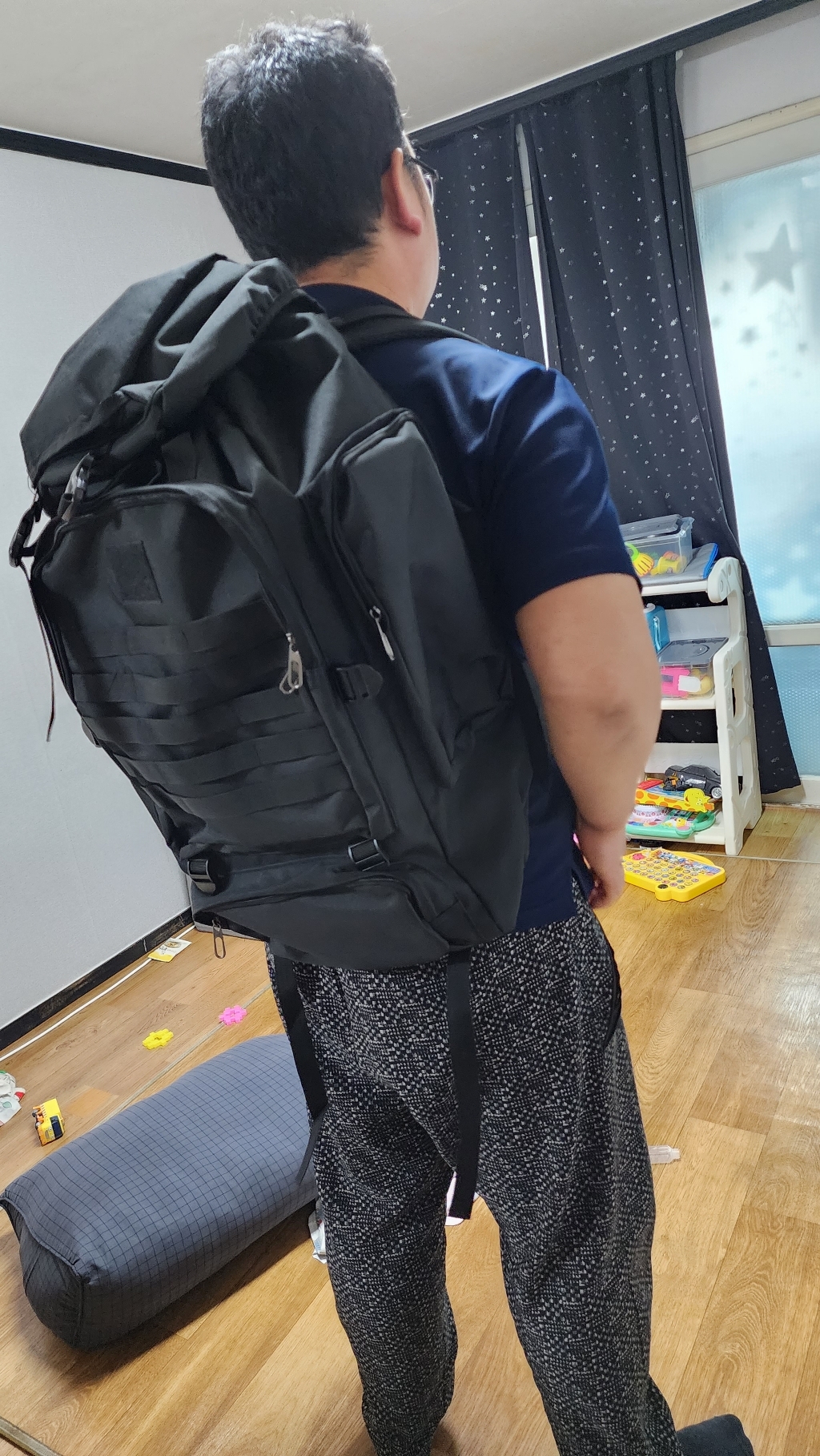 삼대생활건강 80리터 밀리터리 캠핑배낭 대용량 등산가방