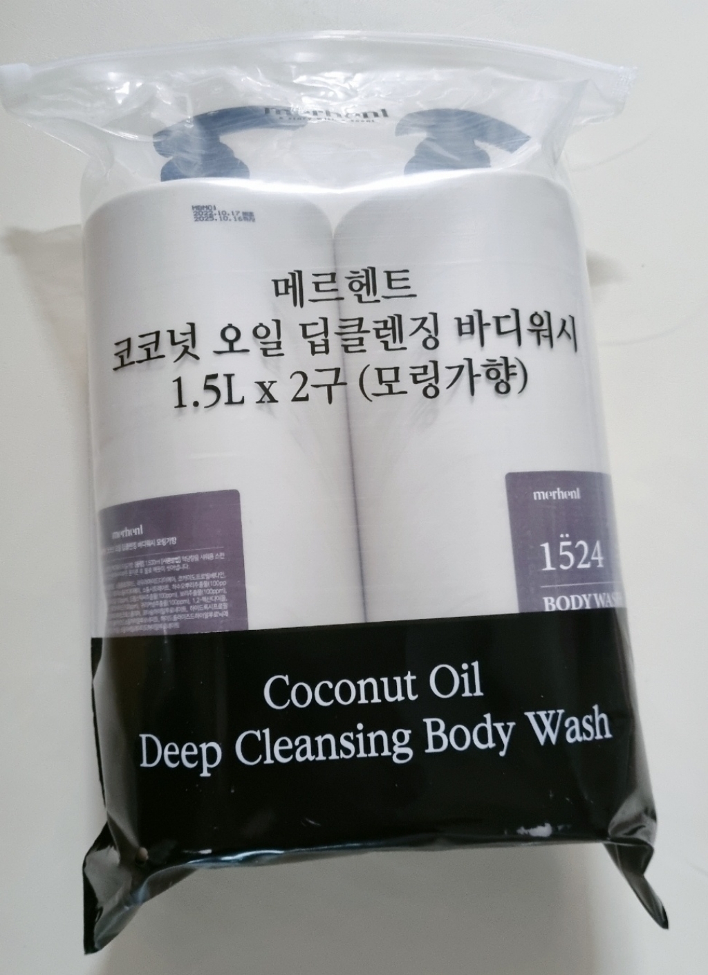 메르헨트 코코넛 오일 딥클렌징 바디워시 모링가향