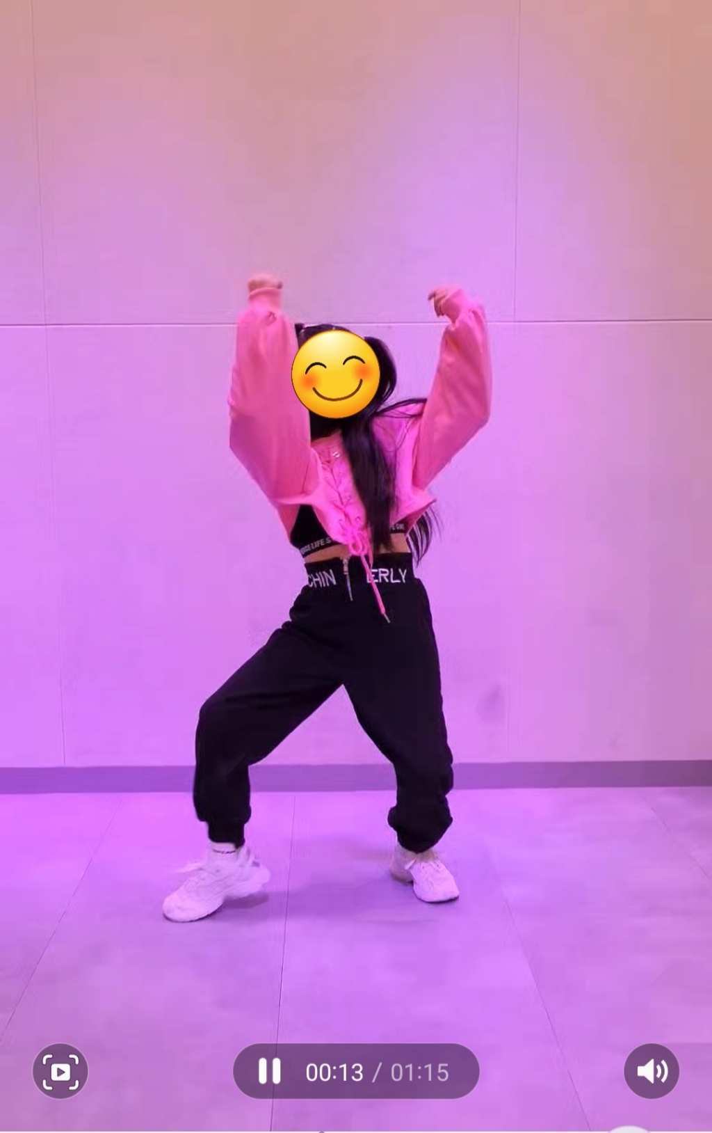 오렌지다몸 여아용 조임 크롭 맨투맨 팬츠