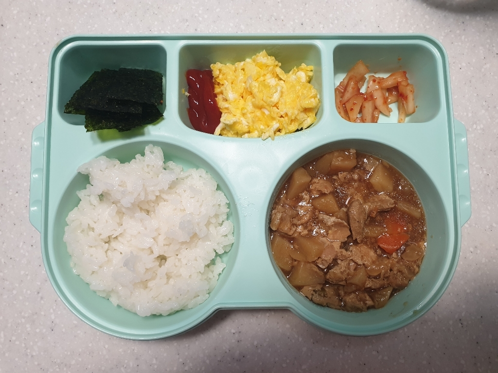 아이별프렌즈 옥수수 식판도시락