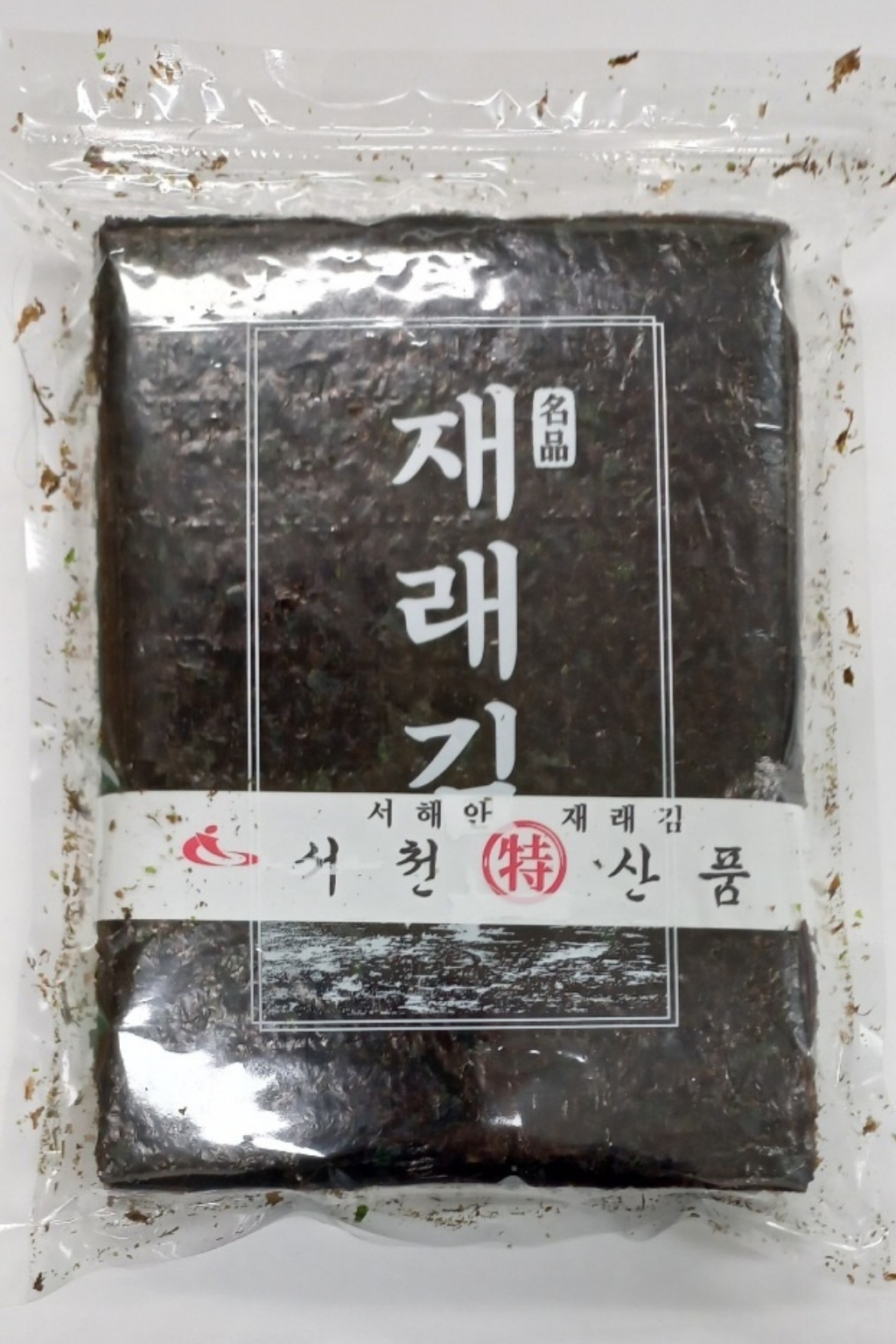 파래김 재래김 전장김 O 투명 지퍼 봉투 비닐 포장지 100매