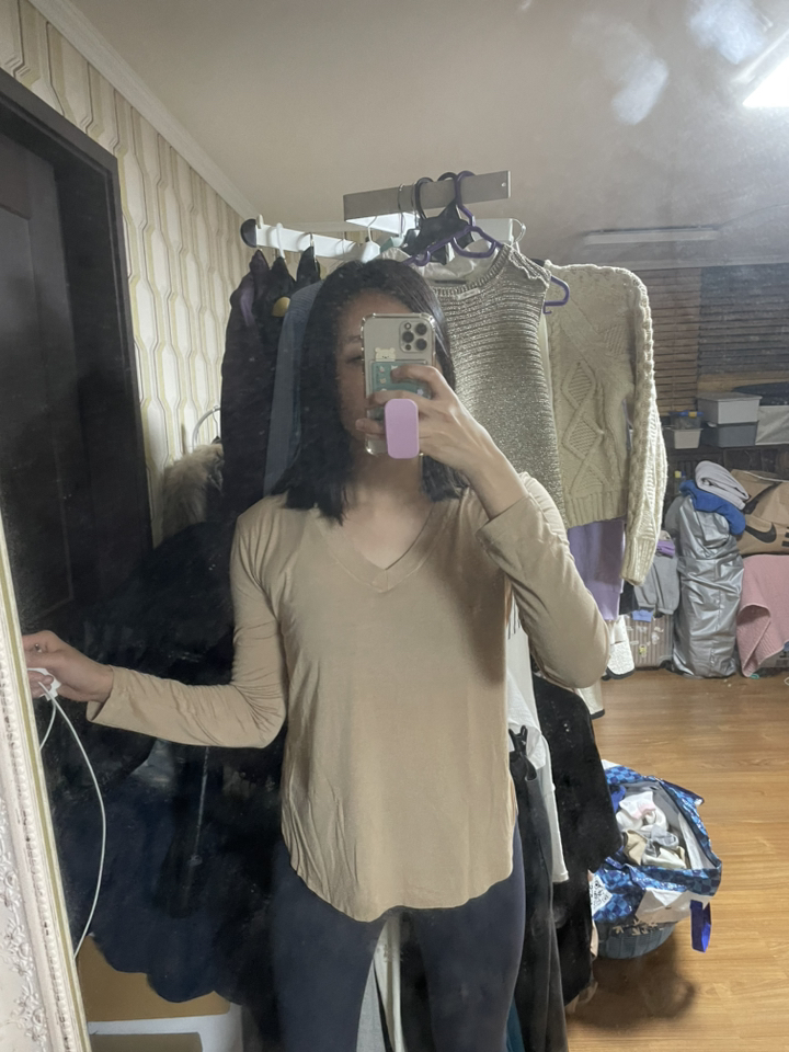 히든 긴팔 필라테스복 요가복 커버업 여자 운동복