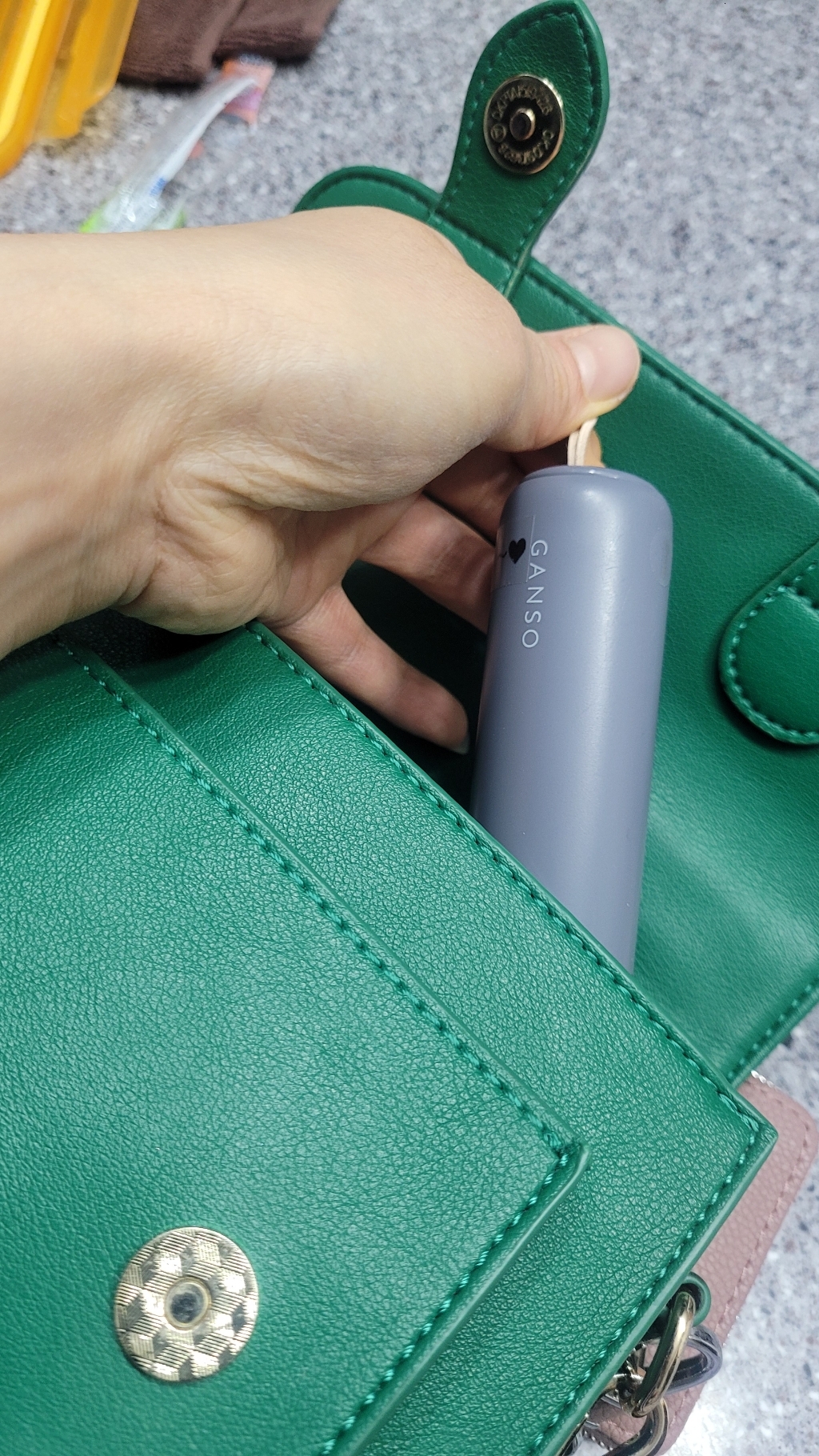 간소 휴대용 미니 먼지제거 돌돌이 테이프 클리너 본품 더스트그레이