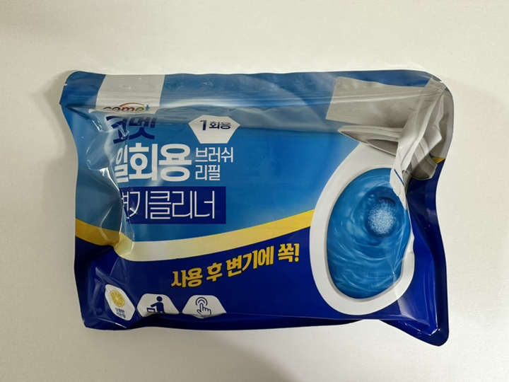 코멧 일회용 변기 클리너 브러쉬 리필 24입