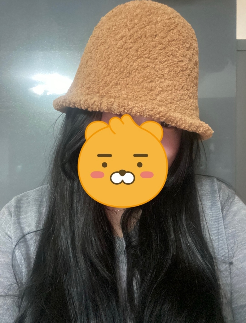 에이치스 고퀄 소프트 뽀글 벙거지모자 버킷햇