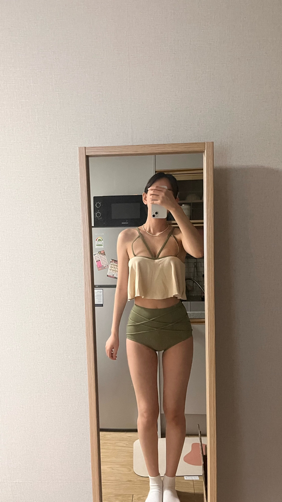 벤디스 피스타치오 비키니 모노키니 수영복 F432
