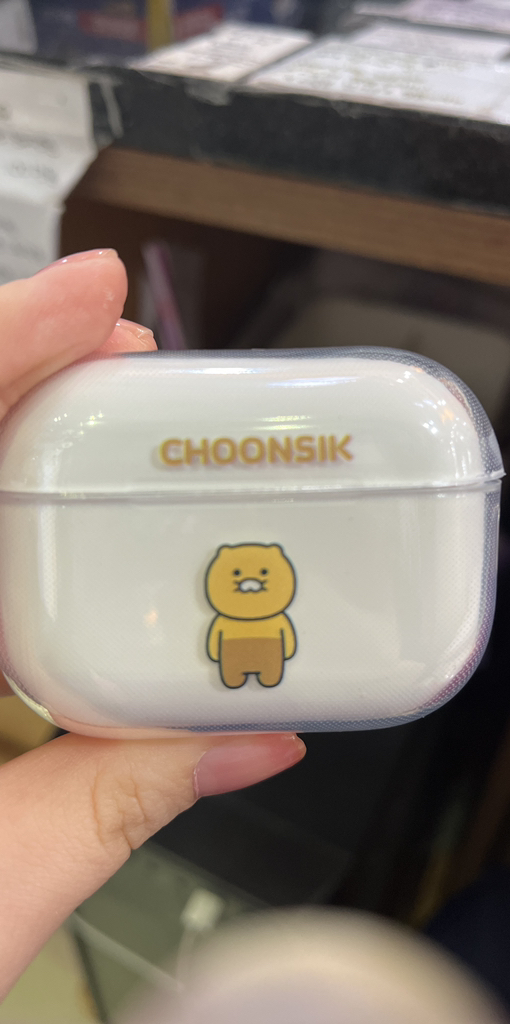 카카오 에어팟 클리어 젤리 케이스