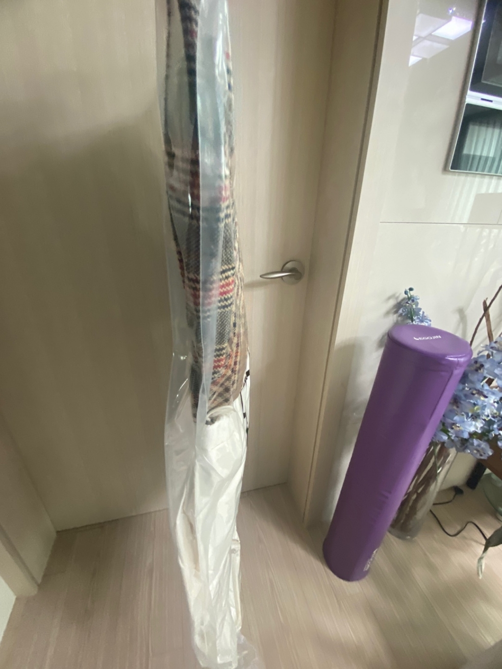 라플린 롱패딩 압축 대형 압축 펌프
