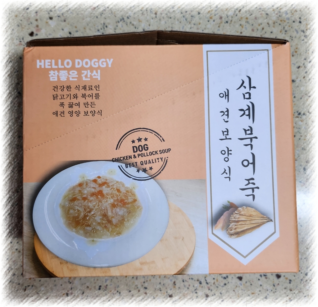 참좋은간식 삼계북어죽 강아지 간식