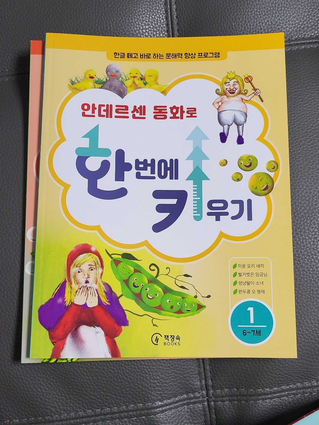한글 떼고 바로 하는 유아 문해력 : 안데르센 동화로 한 번에 키우기 동화 문제집 1 2편