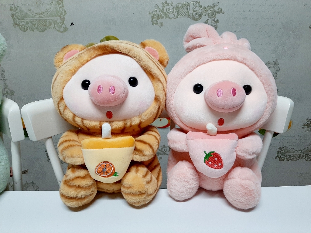 큐티빈 귀염뽀짝 아기 돼지 인형